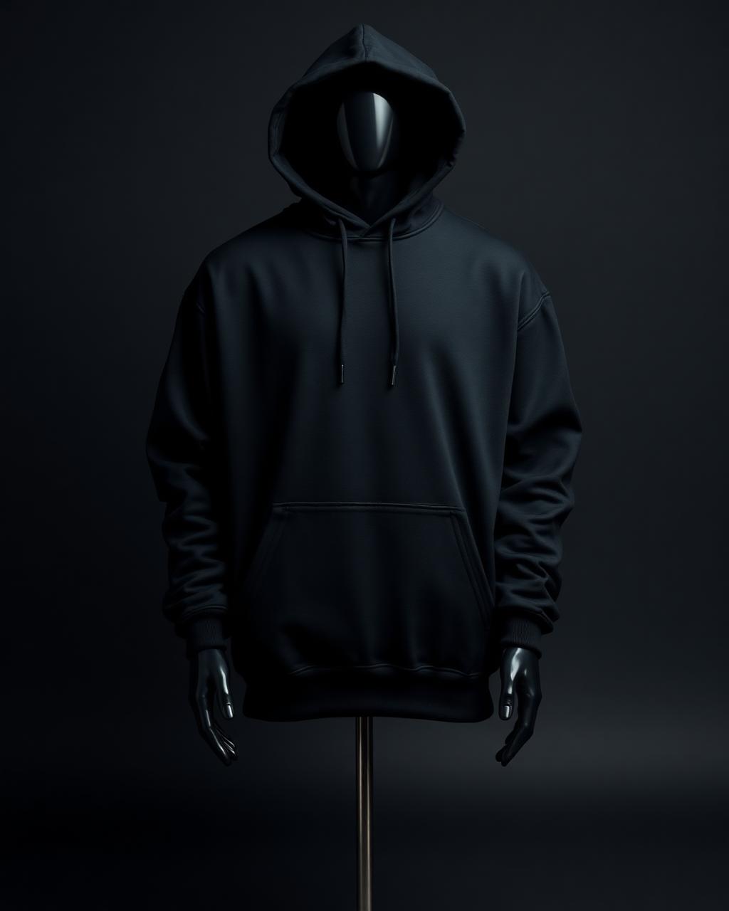 Elevated Hoodie — Obsidian