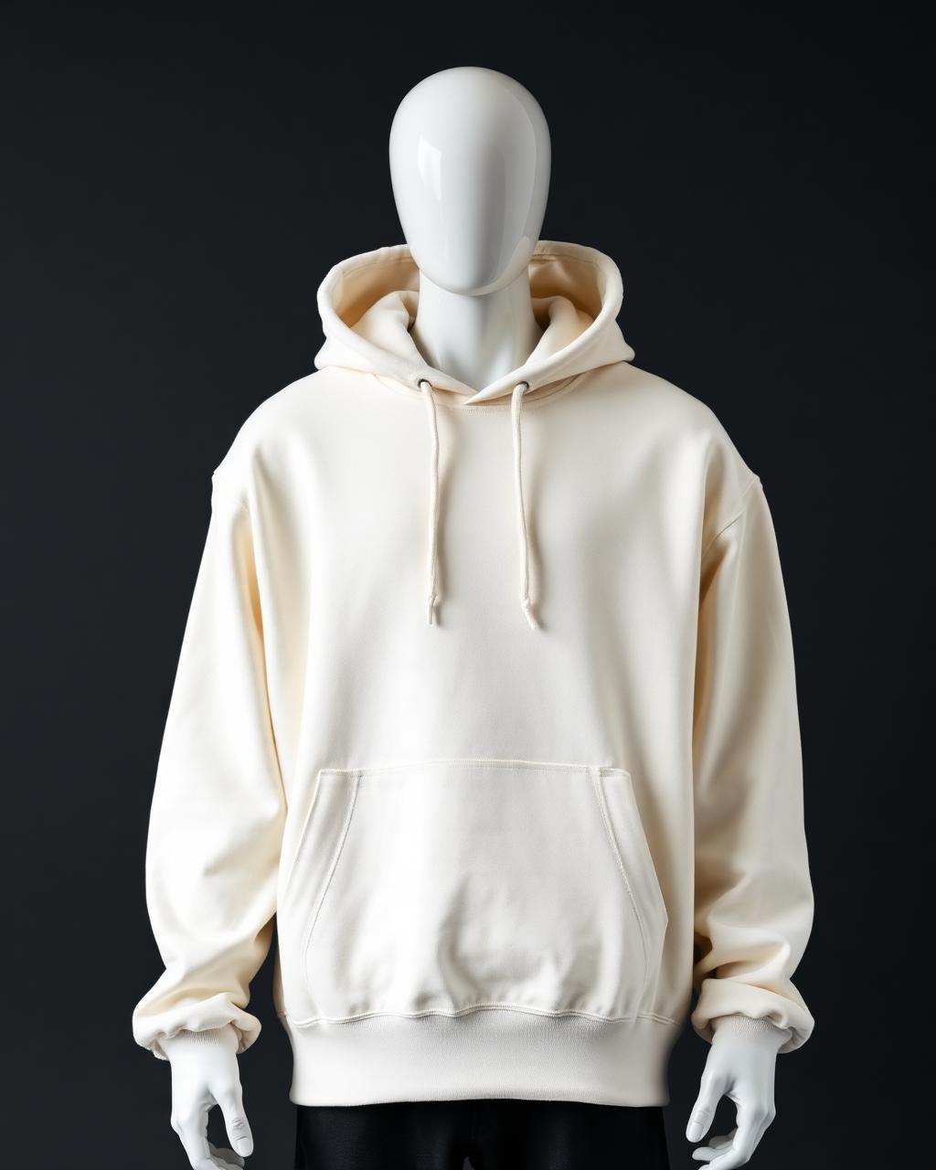 Elevated Hoodie — Bone